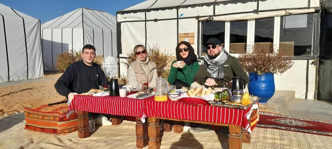 Abdo Luxury Camp With Heating Hotell Merzouga Eksteriør bilde