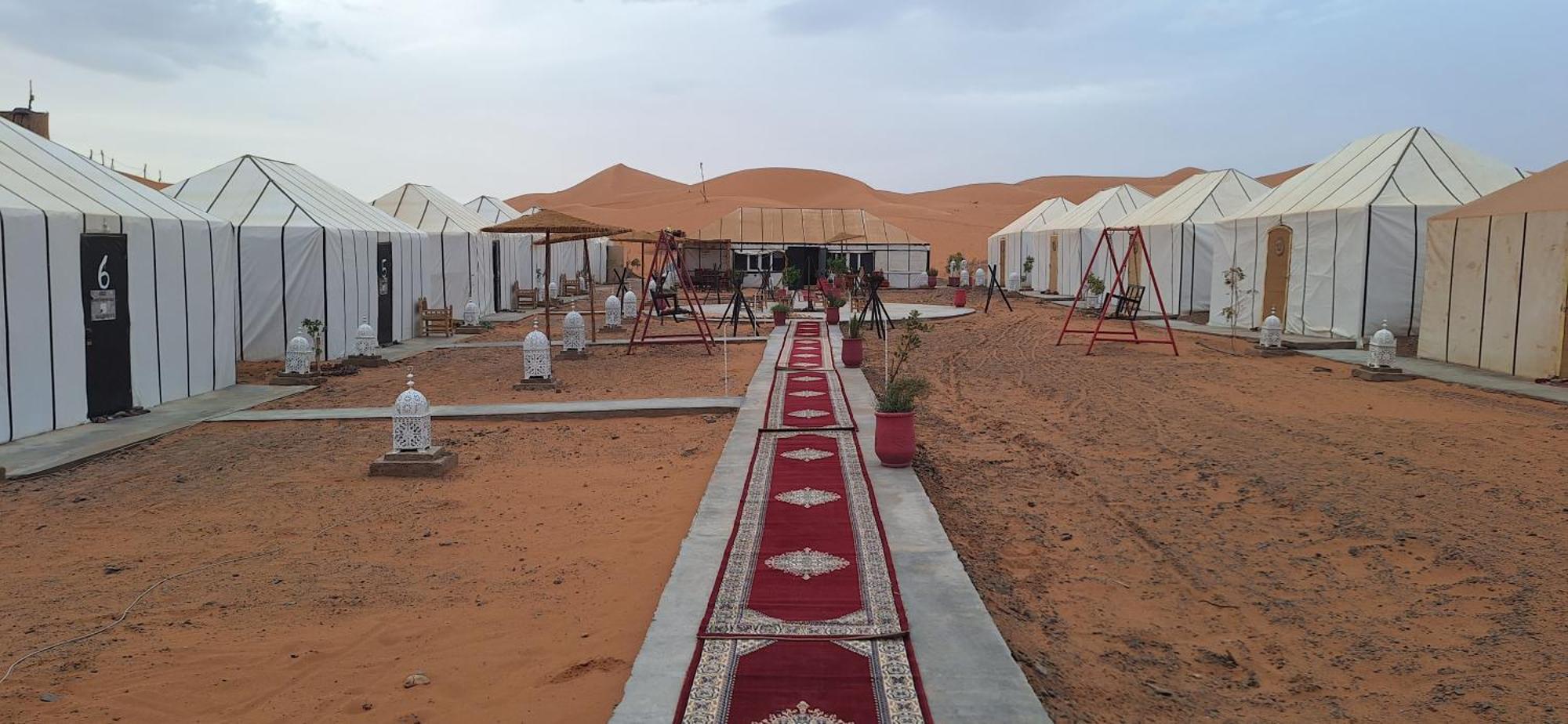 Abdo Luxury Camp With Heating Hotell Merzouga Eksteriør bilde