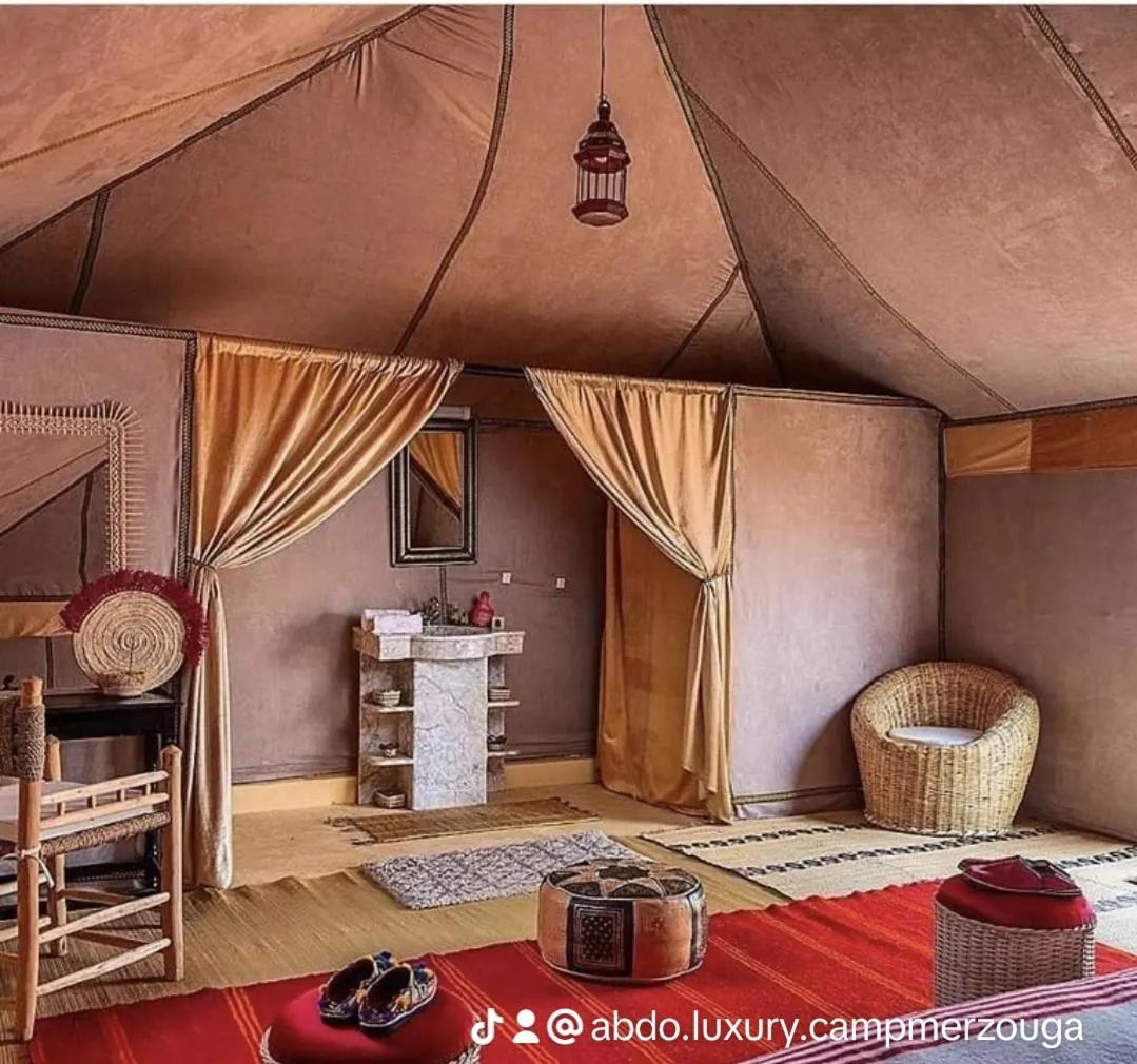 Abdo Luxury Camp With Heating Hotell Merzouga Eksteriør bilde
